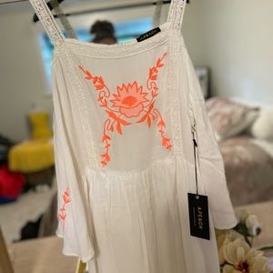 NWT Boho Off the Shoulder Dress